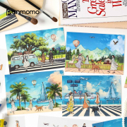 Relaxing Holiday DIY Sticker